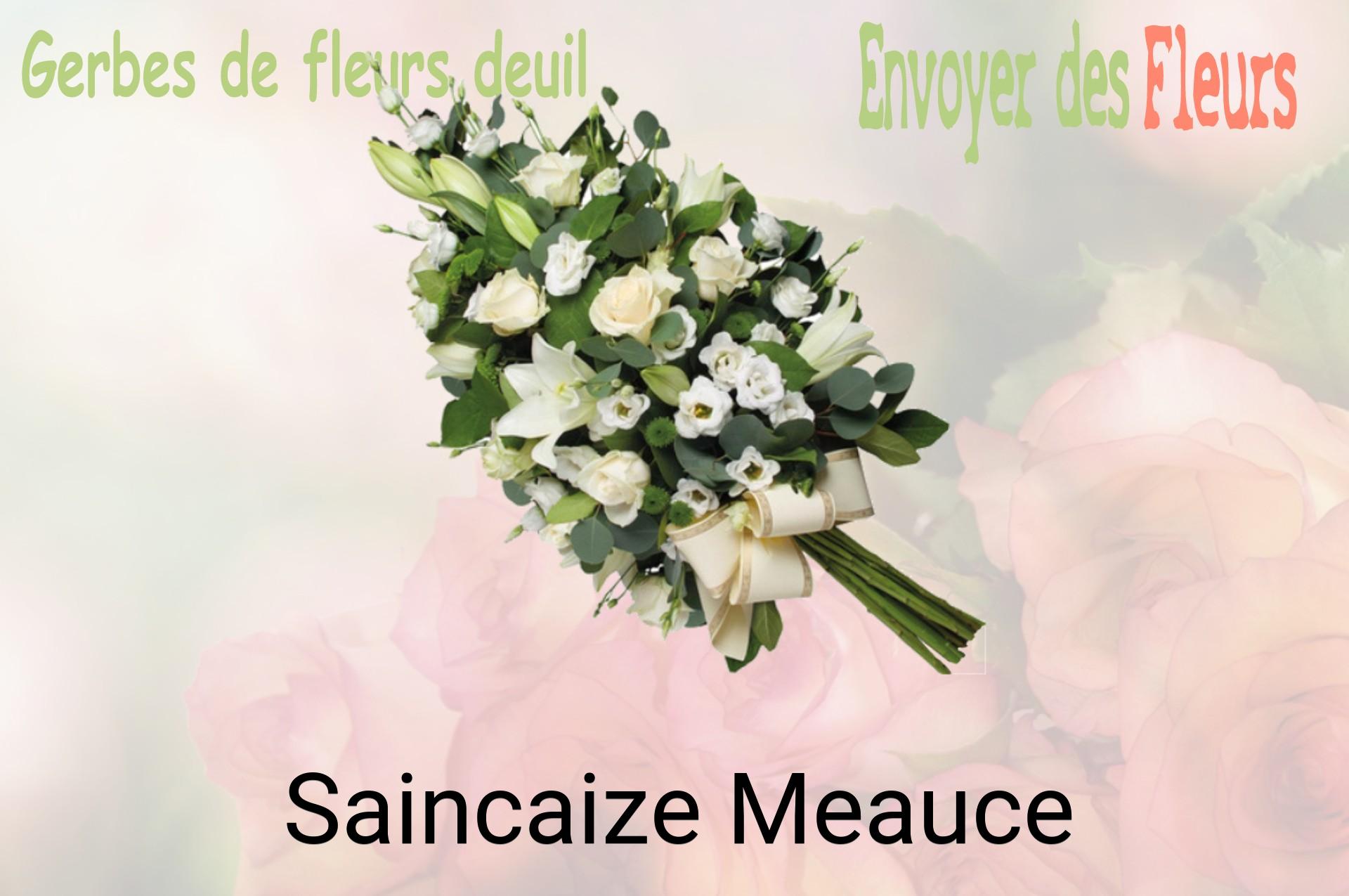 Gerbe de fleurs de deuil livrée à Saincaize-Meauce